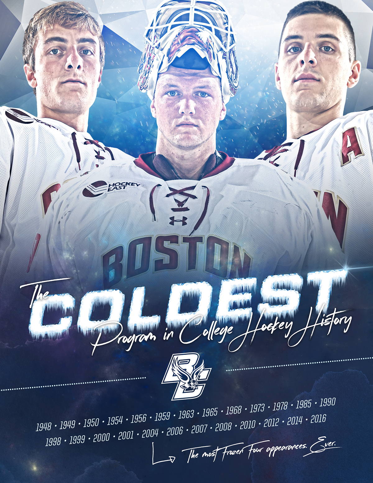photoshop social media Boston College sports Sports Design hockey NCAA college college athletics college sports twitter