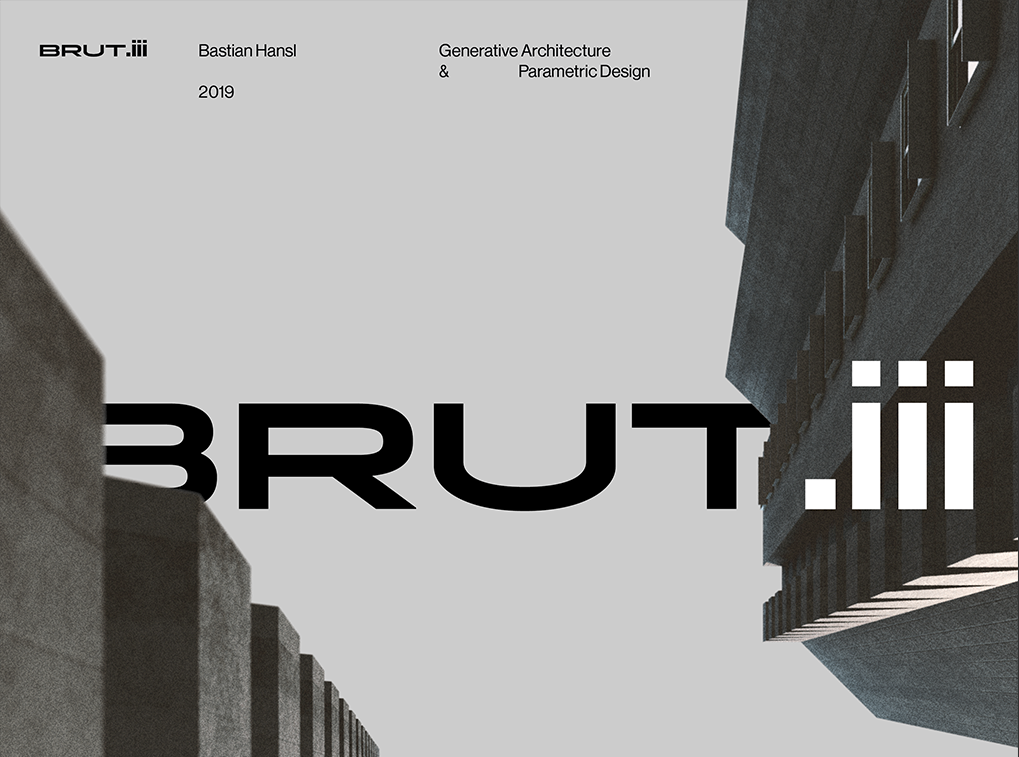 algorithmic art Brutalism concrete Generative Architecture living parametric design socialist architecture  sunset
