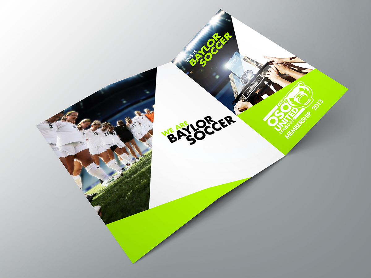 Women's Soccer brochure print Sponsorship