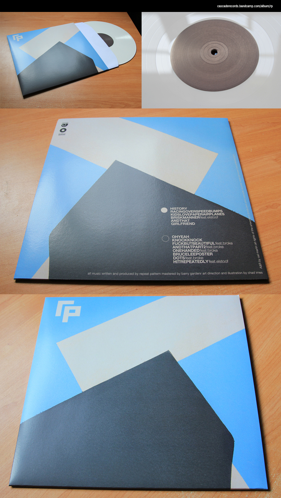 Adobe Portfolio Repeat Pattern japan Cascade Records vinyl