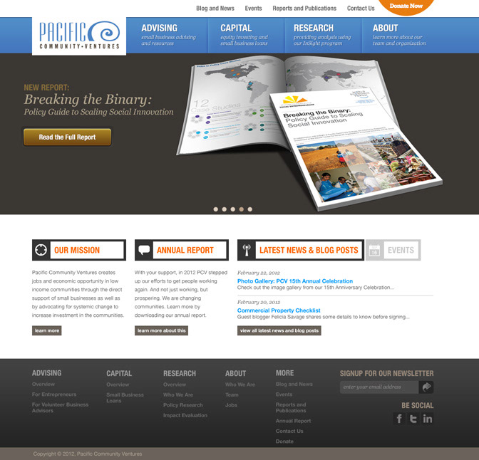 photoshop user interface design interactive design Website Design Custom expressionengine cms non-profit community