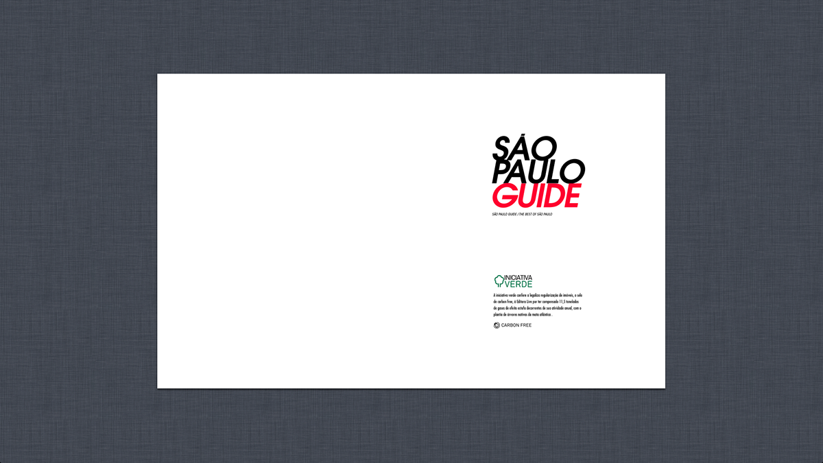 Guide art book são paulo  brazil Travel  tourism  Turismo design print graphic rich classy