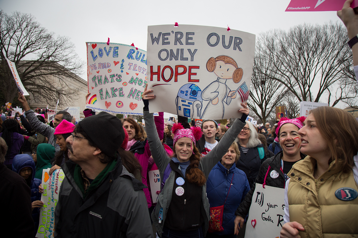 Womens March not my president Donald Trump feminism DUMP TRUMP The Resistance