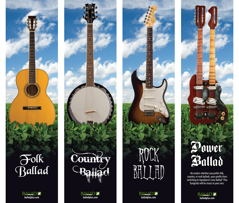 guitars instruments farm field crop ballad