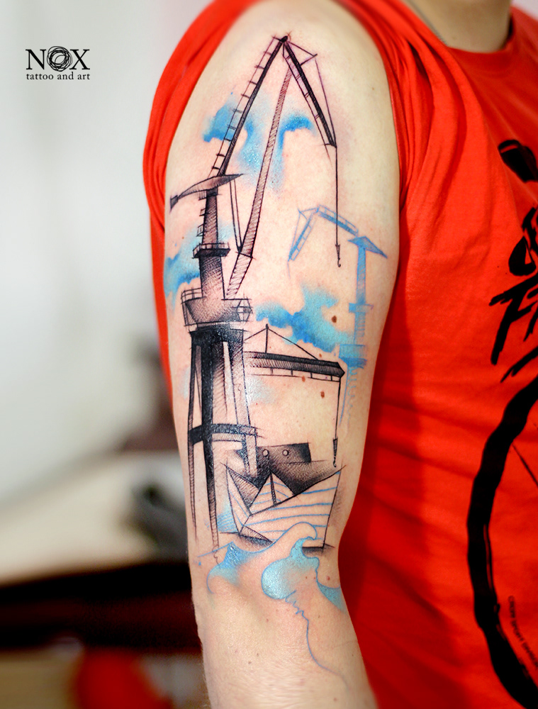 tattoo татуировка тату акварель watercolor absract