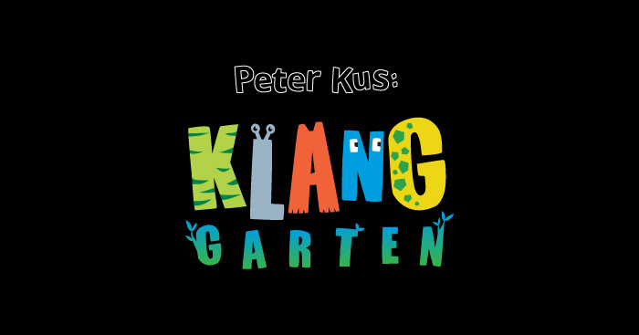 logo Exhibition  sound Musical animals zoo children Peter Kus jardin musical klanggarten HAND LETTERING euphonia DIY musical instrument zvočni vrt