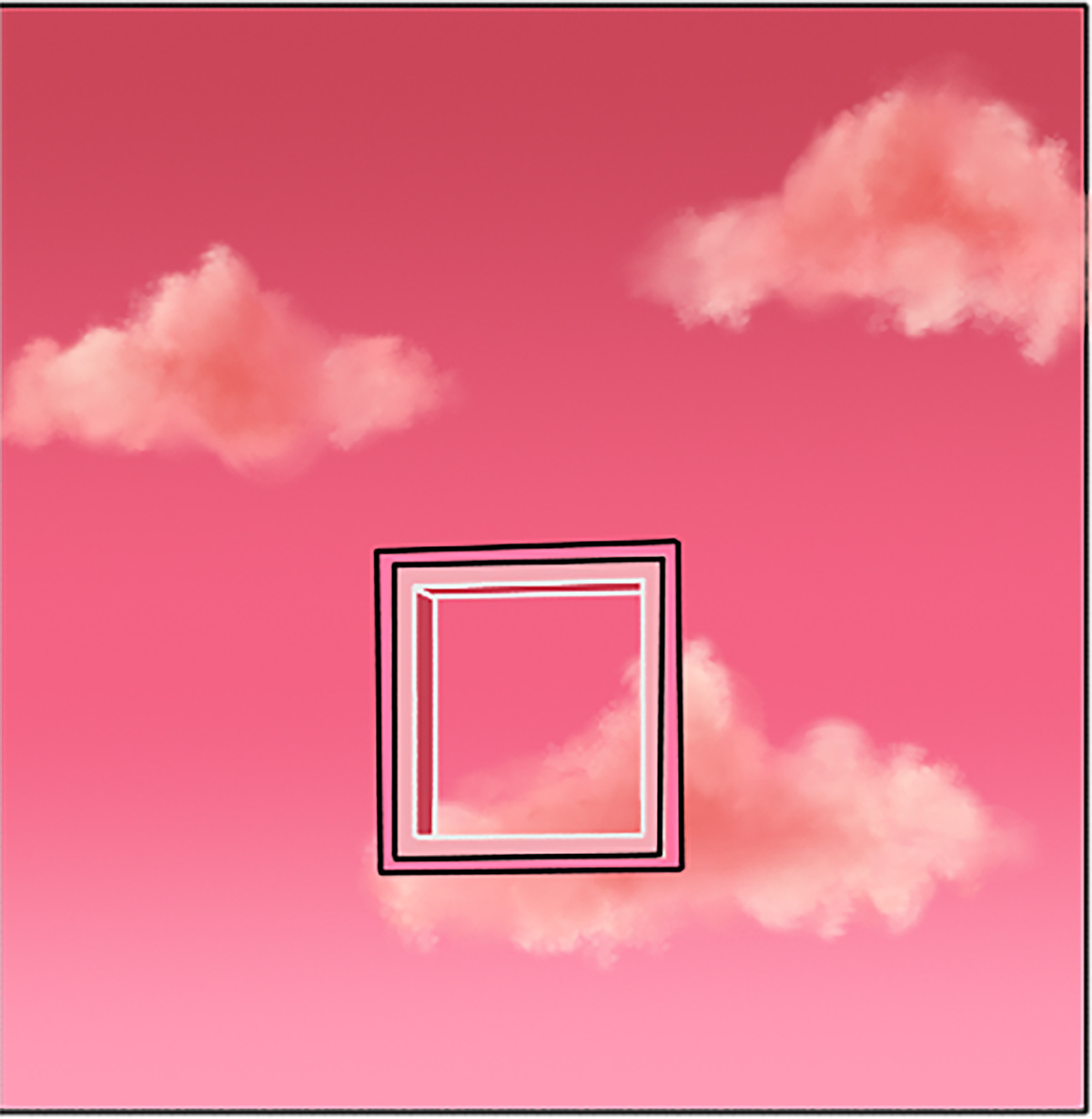 aethetic art autodesk sketchbook clouds ILLUSTRATION  pink sketch summer