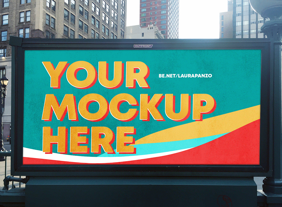 nyc subway Mockup psd Brooklyn subway mockup advertisement mockup nyc subway mockup Poster Mockup free