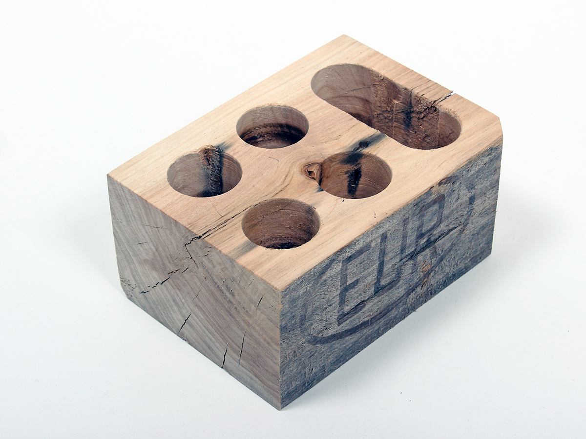 Pallet gift eco recycle wood DIY handmade lithuania reclaimed Office Interior pencil block