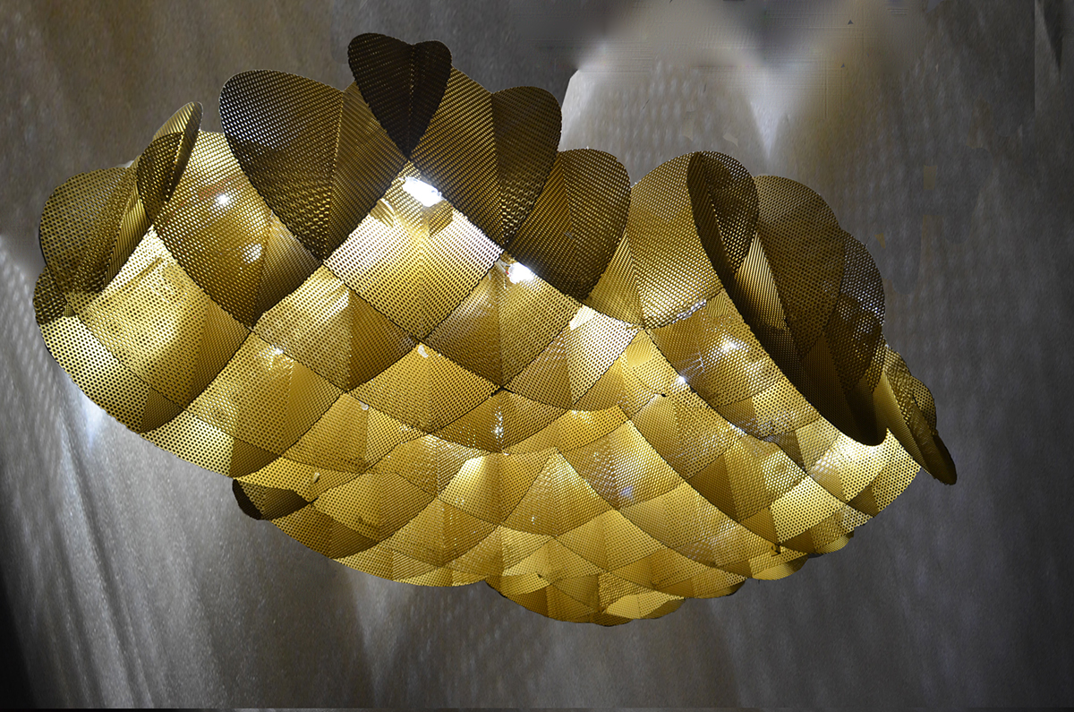 Adobe Portfolio Lighting Design  Milan Furniture Fair led pendant suspension light ventura lambrate Phillips Color kinetic light art