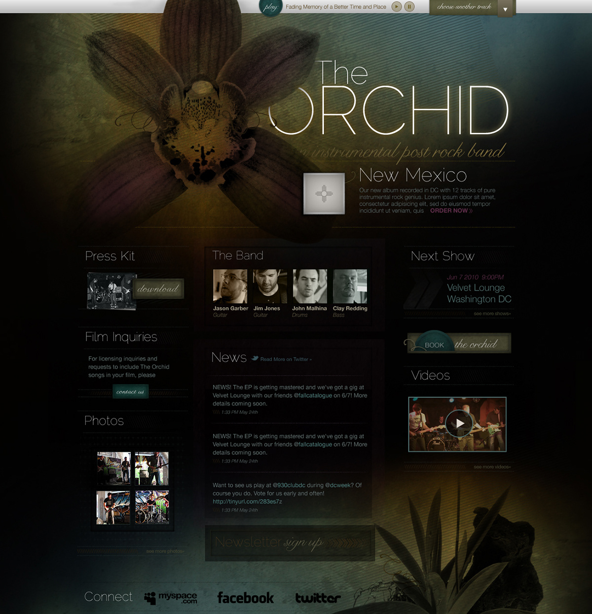 band orchid sky-gaze instramental