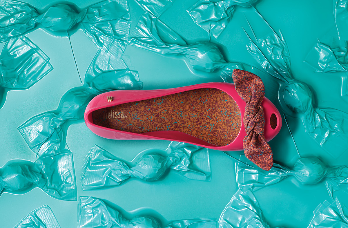 Fashion  melissa shoes art direction  colorful Aline Weber