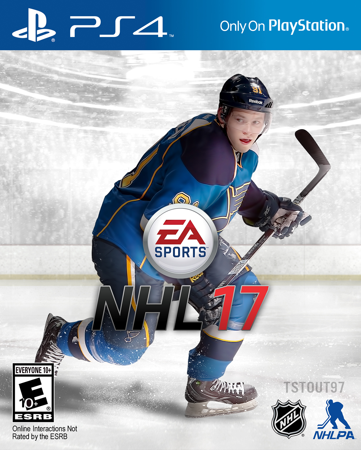 Tarasenko VLADIMIR TARASENKO blues st louis St Louis Blues NHL hockey photoshop design EA SPORTS NHL 17 video game concept