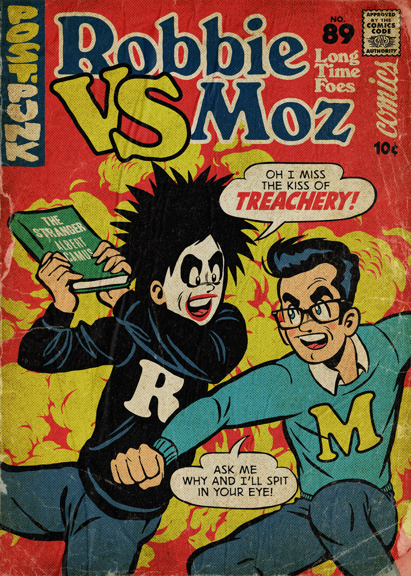 post-punk comics smiths morrissey the cure joy division