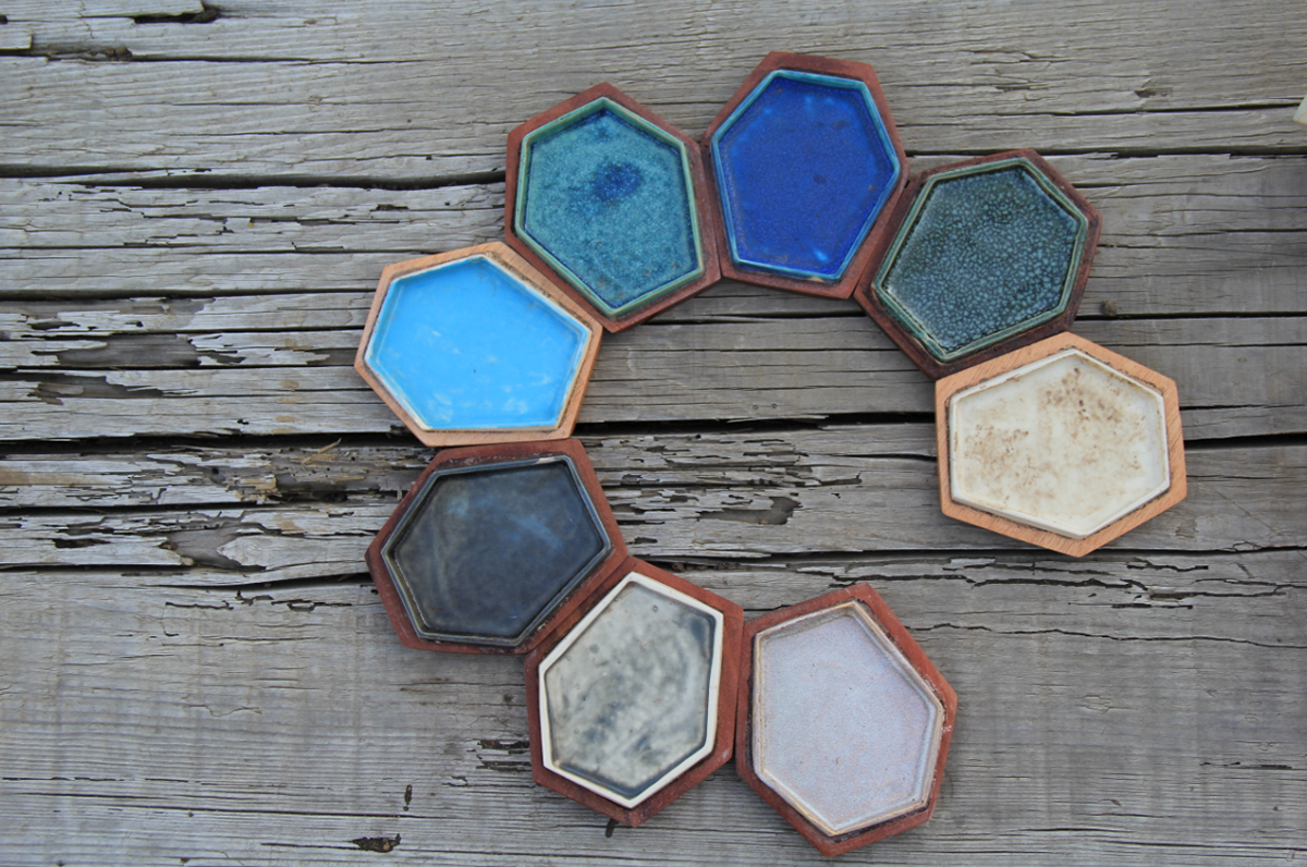 cup ceramic Pottery containers voronoi geometric