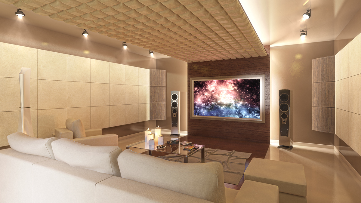 3D architecturalvisualization archviz CGI Interior design acoustic rendering