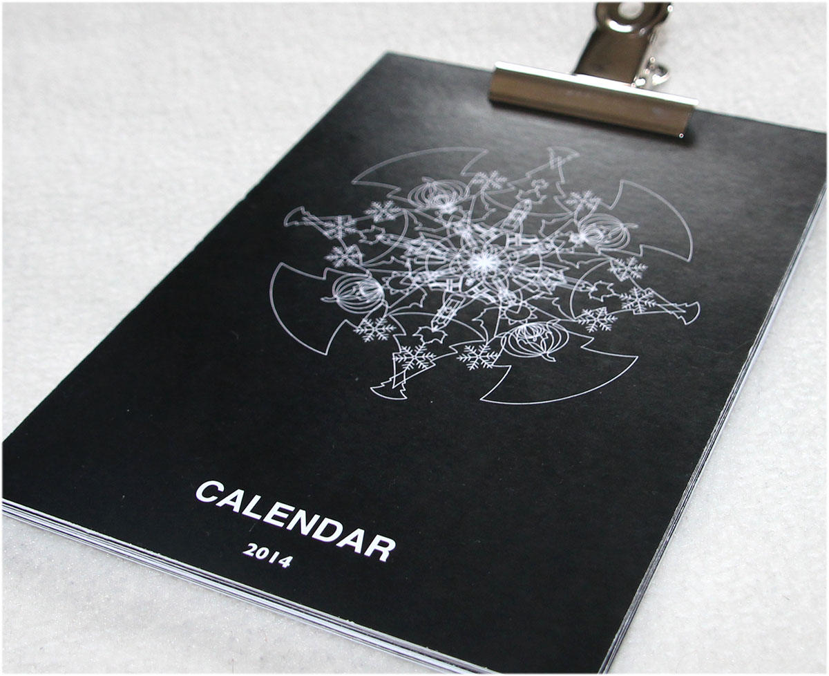 calendar black and white Mandalas card symmetry gift vector symbol black White circle winter summer spring Fall