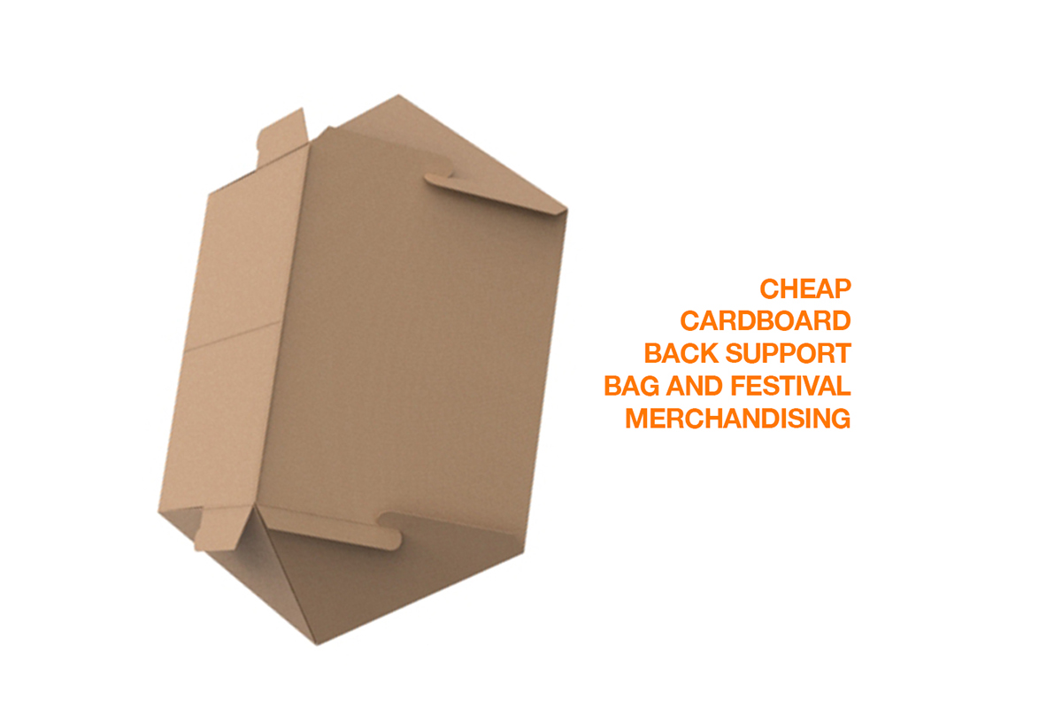 bag cardboard festival package seat bulto respaldar carton Costa Rica
