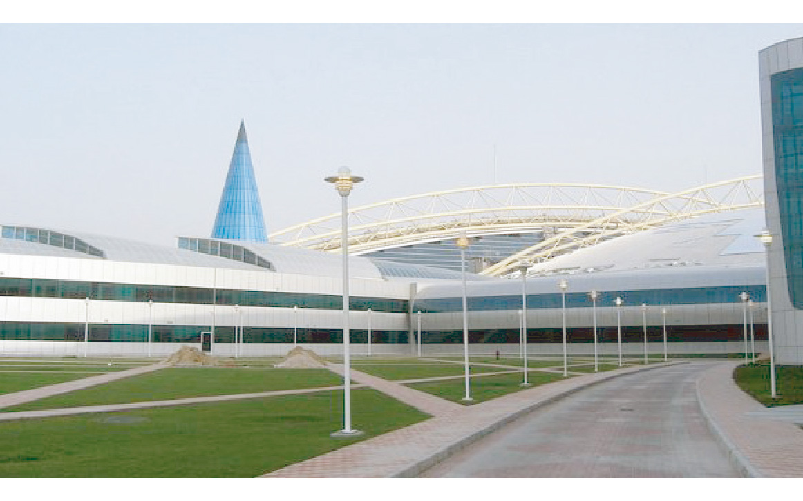 Adobe Portfolio sports Qatar doha khalifa dome span largest sport hall academy middle east