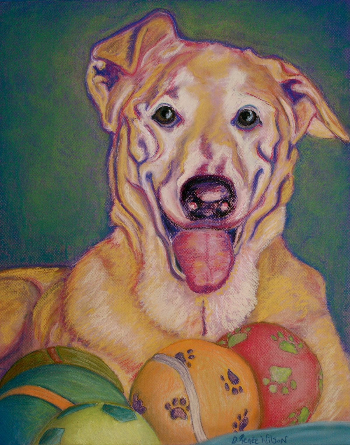 dogs pets Pet portraits animal paintings pastel paintings SCAD D Renee Wilson animal rescue