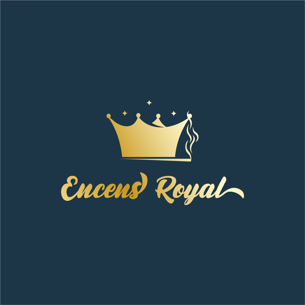 couronne crown Doré encens graphisme Illustrator logo royal Vecteur vector