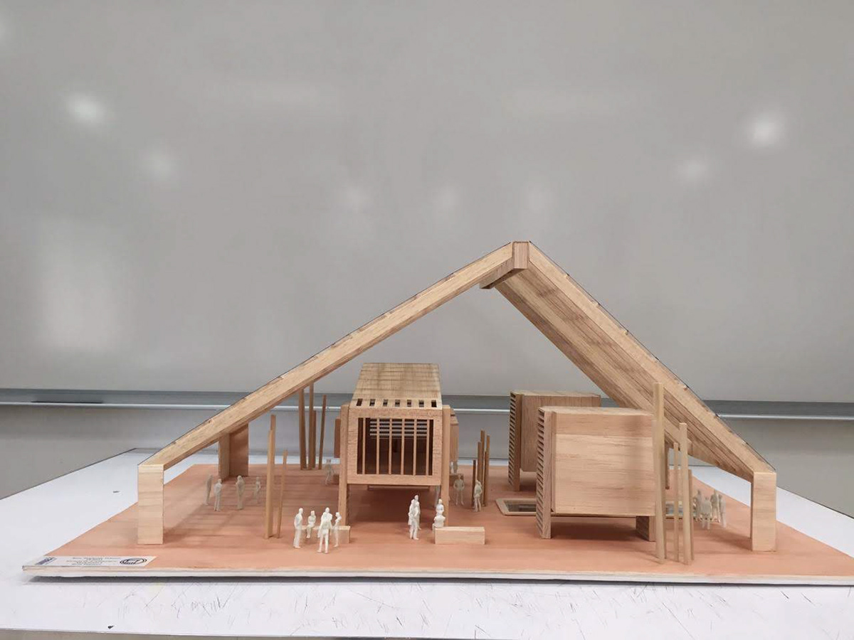 madera Maqueta wood modelismo arquitectura arquitecture UNIBE