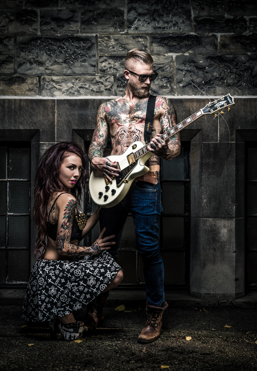 tattoo rock'n'roll rock guitar editorial magazine