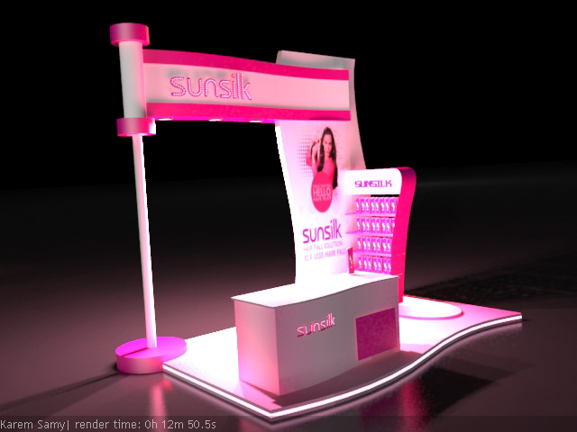 3d booth for Sunsilk