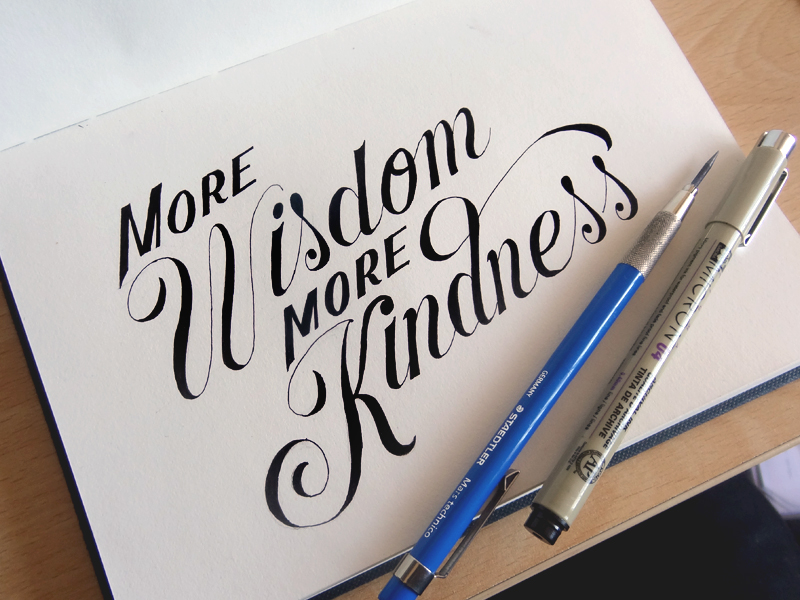 lettering HAND LETTERING Script type art motivation Positive