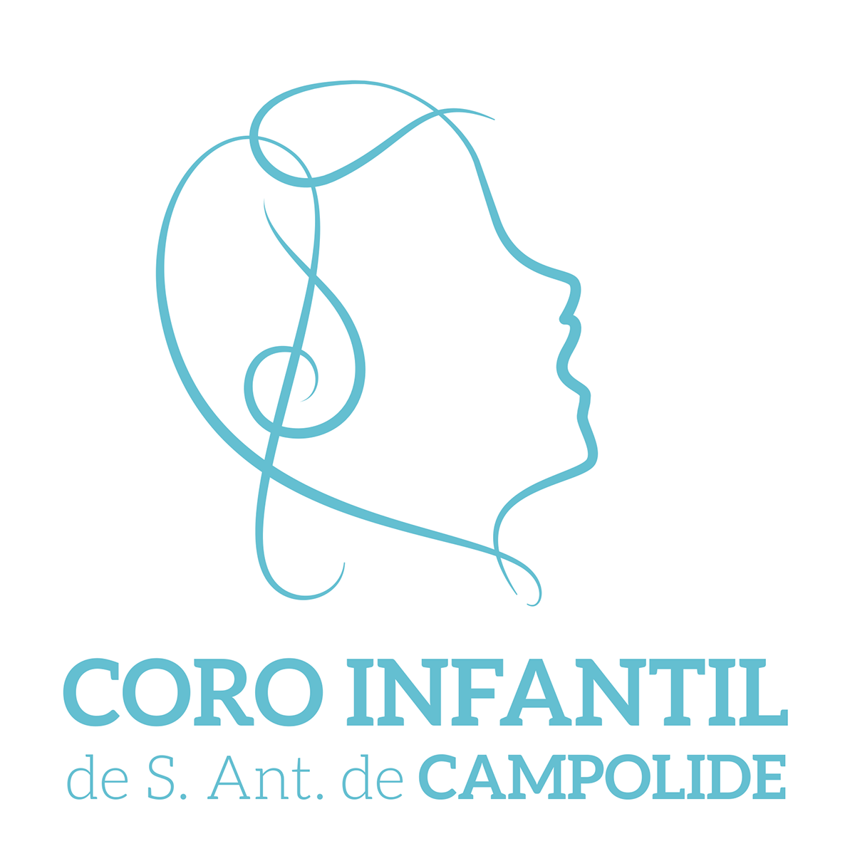 Coro Infantil desenho vectorial logo Logotipo