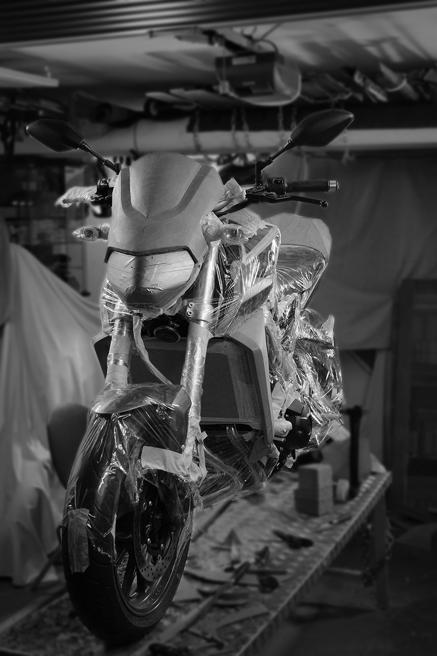 yamaha MT-09 mt carbon motorbike motorcycle moto Bike gorjupdesign gorjup Slovenija slovenia carbonin clay modelling