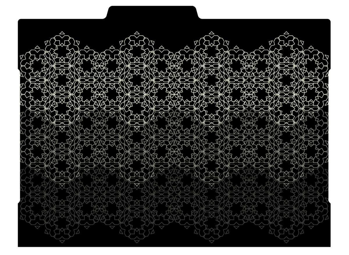 pattern folder Arabesque