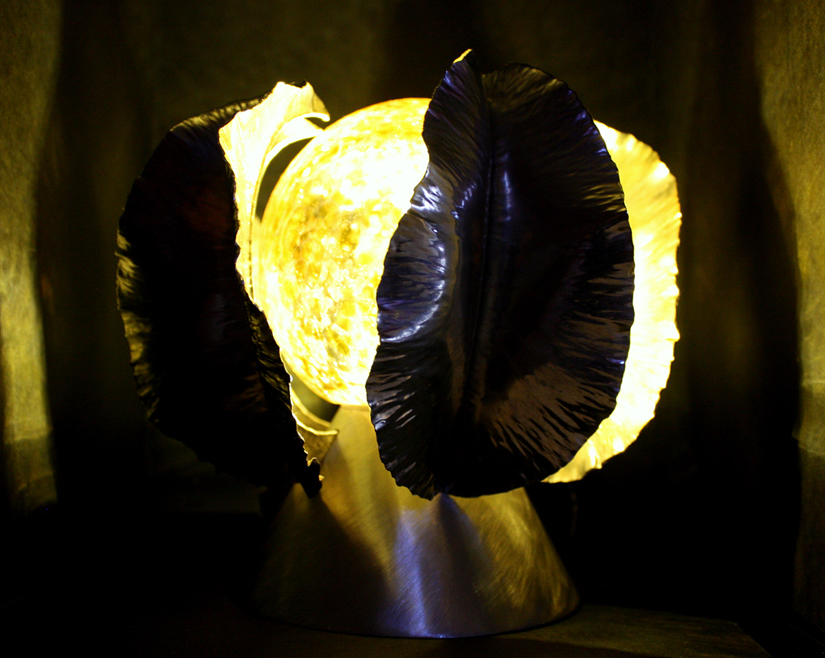 Seed Pod Light Sculptural Light Glass Light 