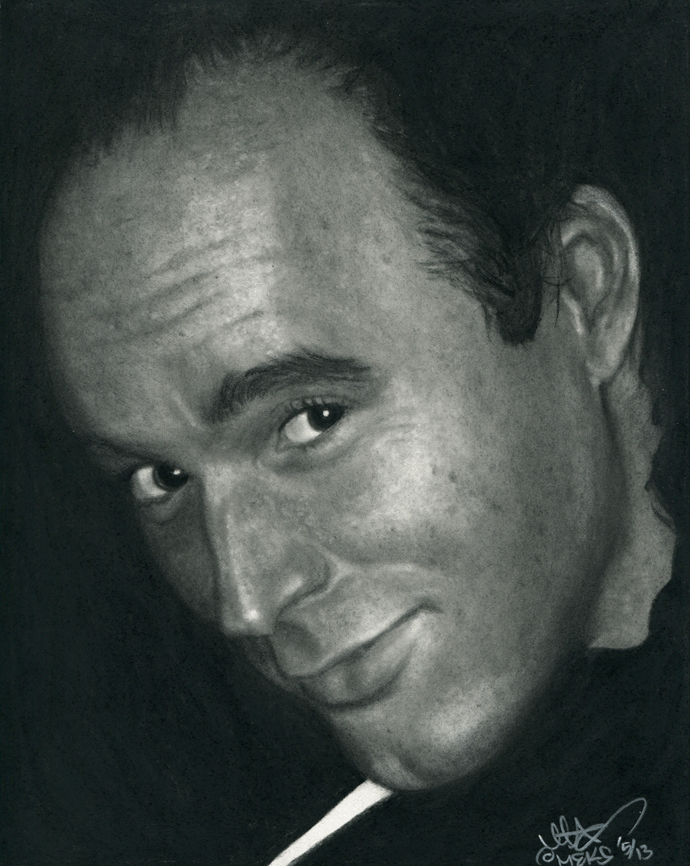 Anthony limongello charcoal portrait Portraiture