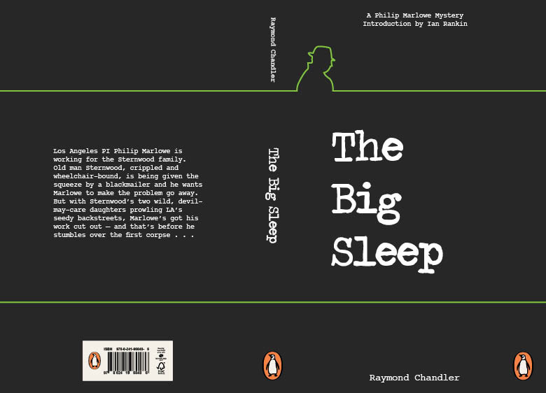 penguin book Philip Marlowe the big sleep Competition cover