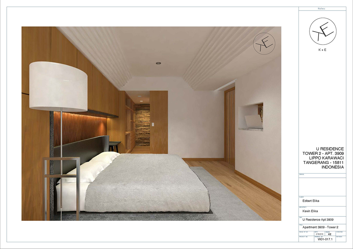 Interior design apartment flat