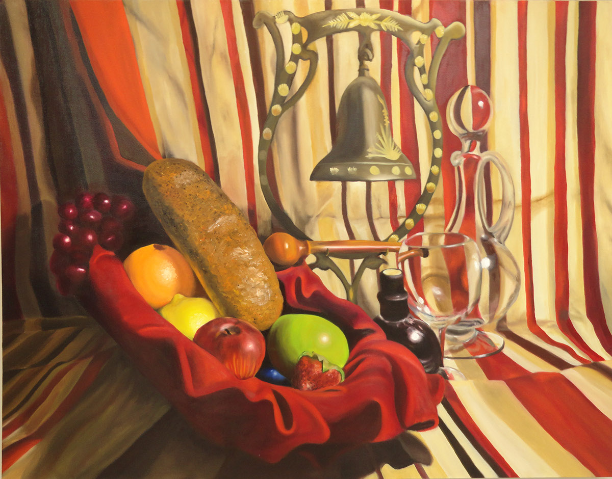 still life  oil painting Realism