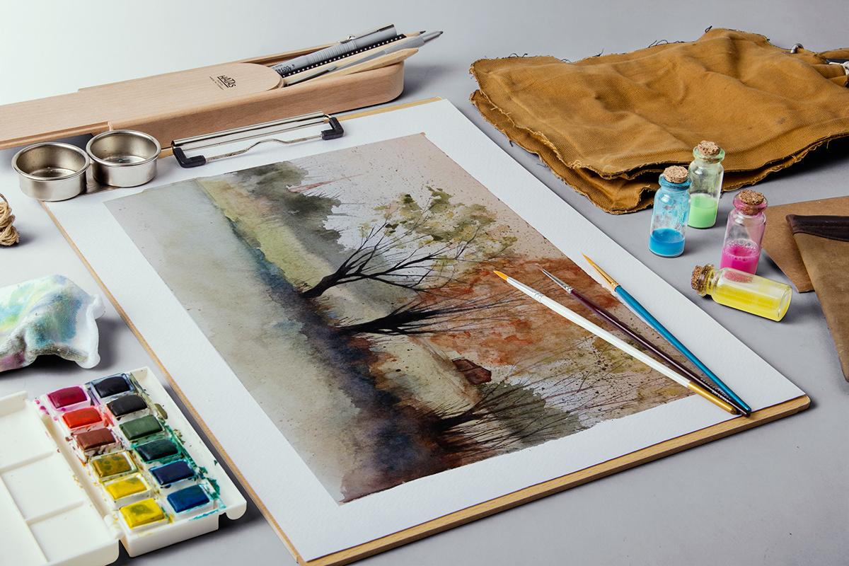 watercolor landscapes