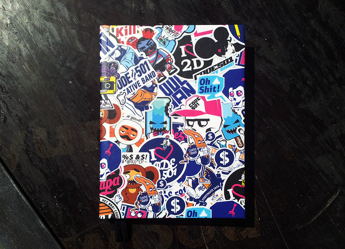 code501 stickers pattern sketchbook steet art