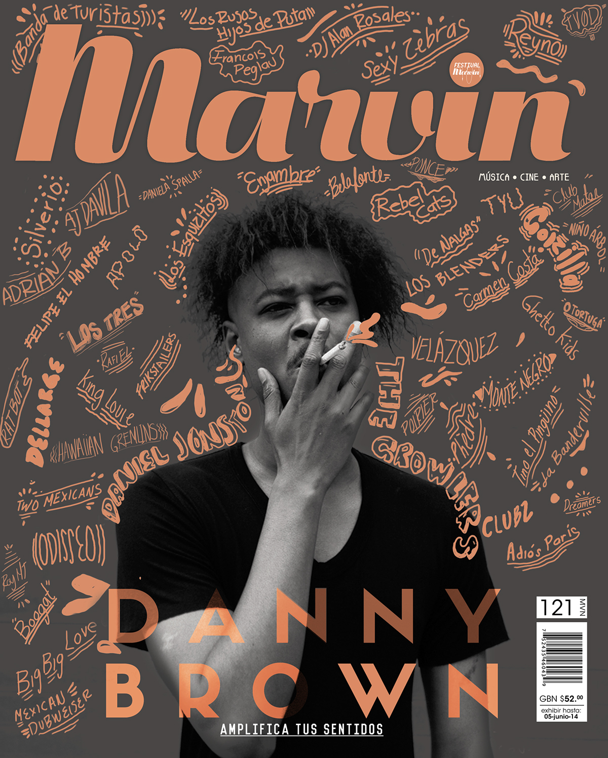 revista de musica Marvin Diseño editorial revista mexicana daniel johnston Danny Brown the growlers