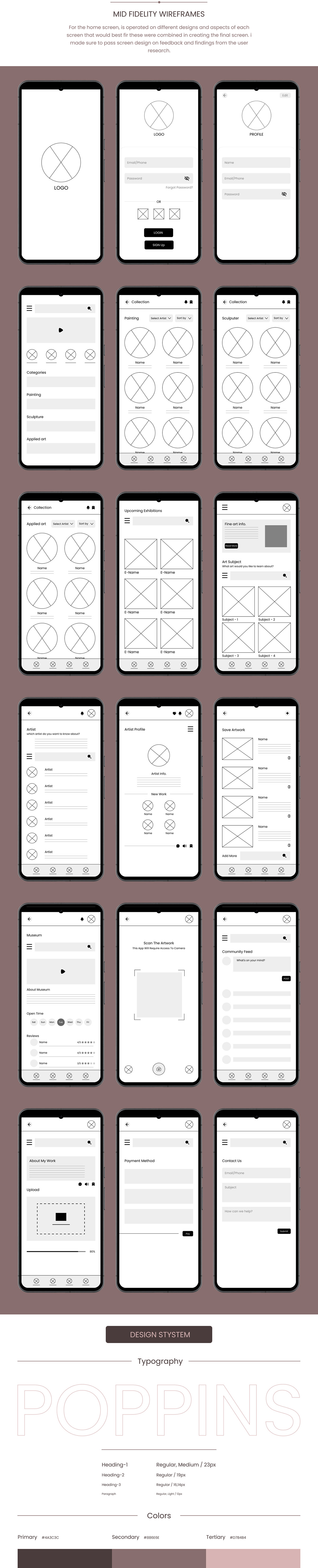 UI UX Case study Figma Mobile app Web Design 