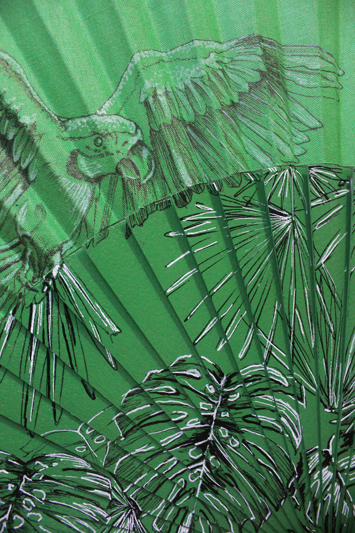 hummingbird  Illustration  drawing  Marker  handfan  dandylion  Wave  Parrot coral Alphonse Mucha