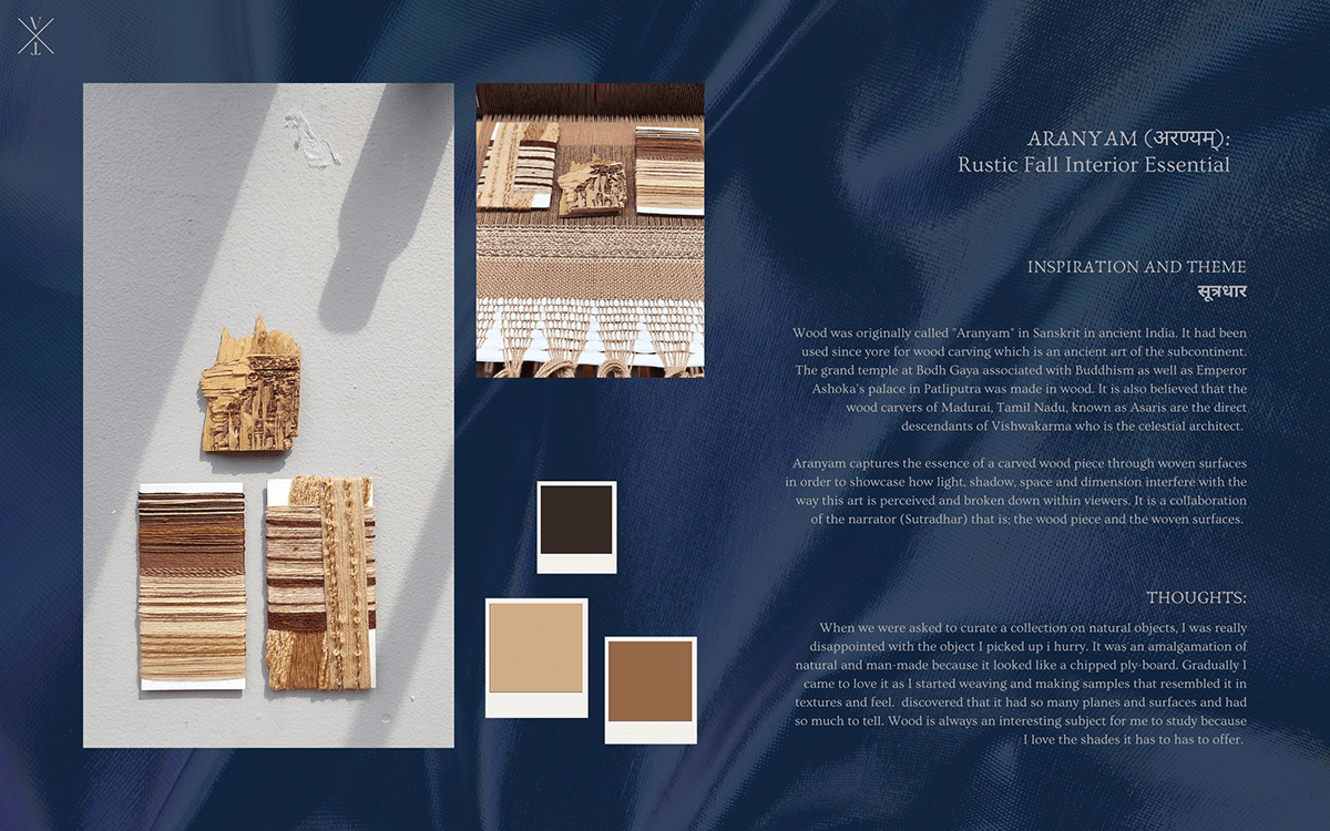 portfolio Collection textile design  textile prints weave NIFT NIFT PORTFOLIO textiledesign surface design