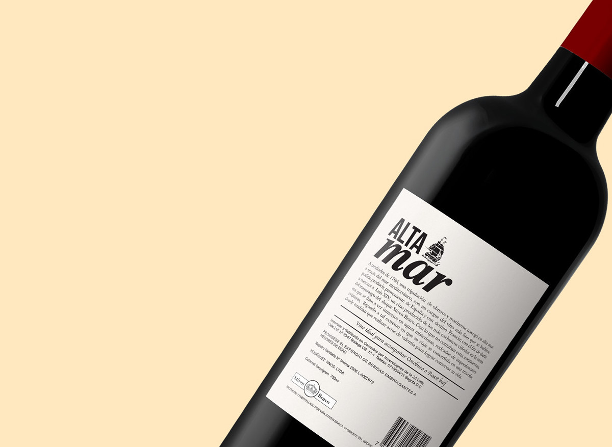 design producto wine empaque grafico graphic diagramación etiqueta minimalist Packaging