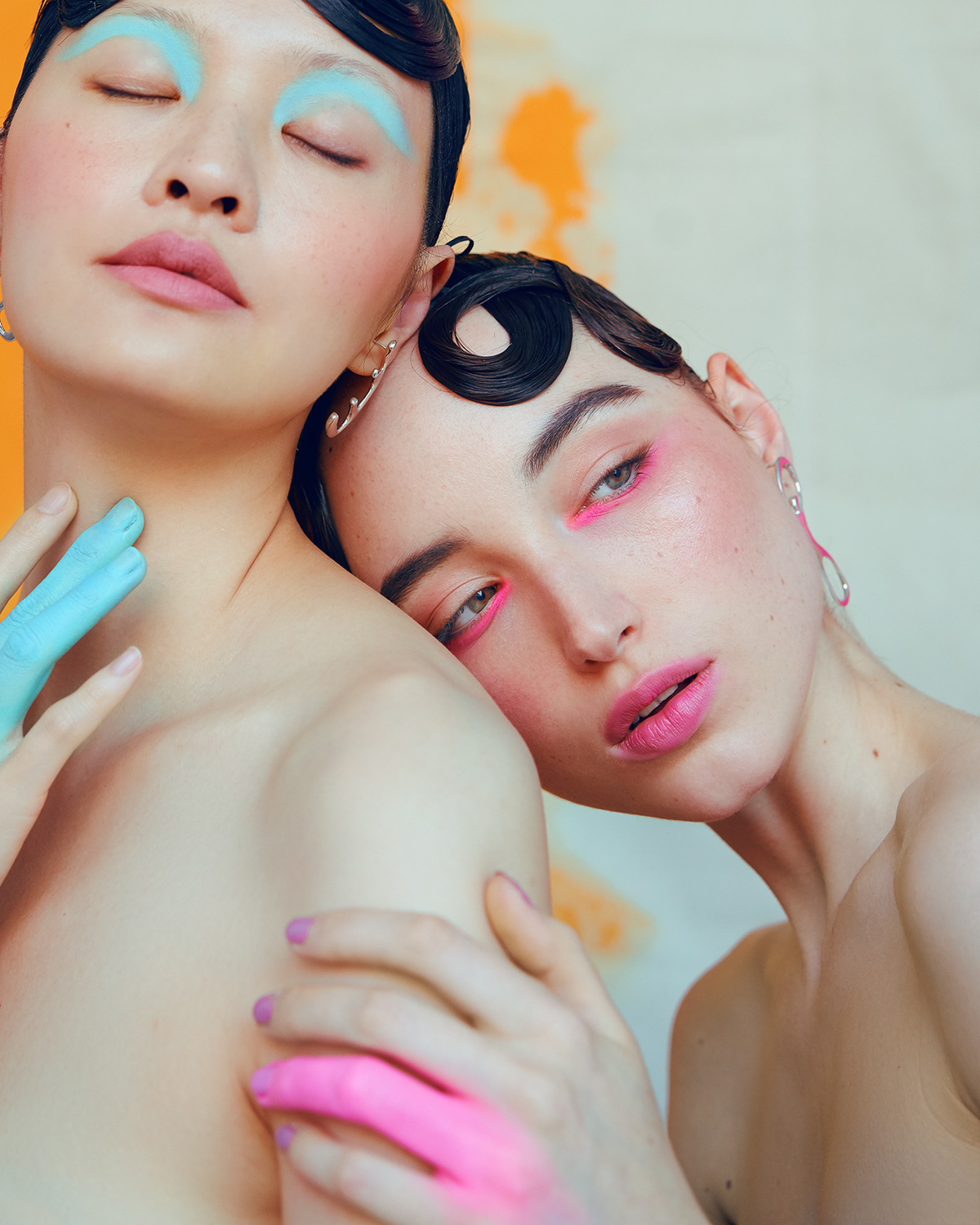 alien beauty digital photography  Fashion  fish flapper jewelry makeup mermaid skin