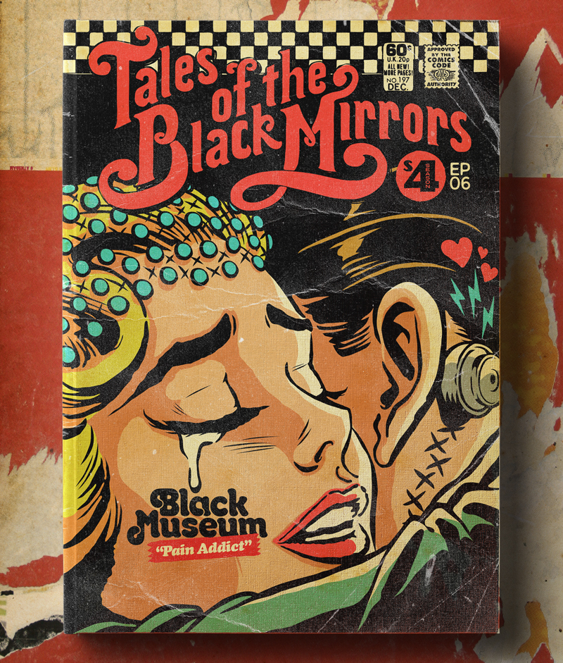 black mirror Netflix Pop Art comics vintage Retro