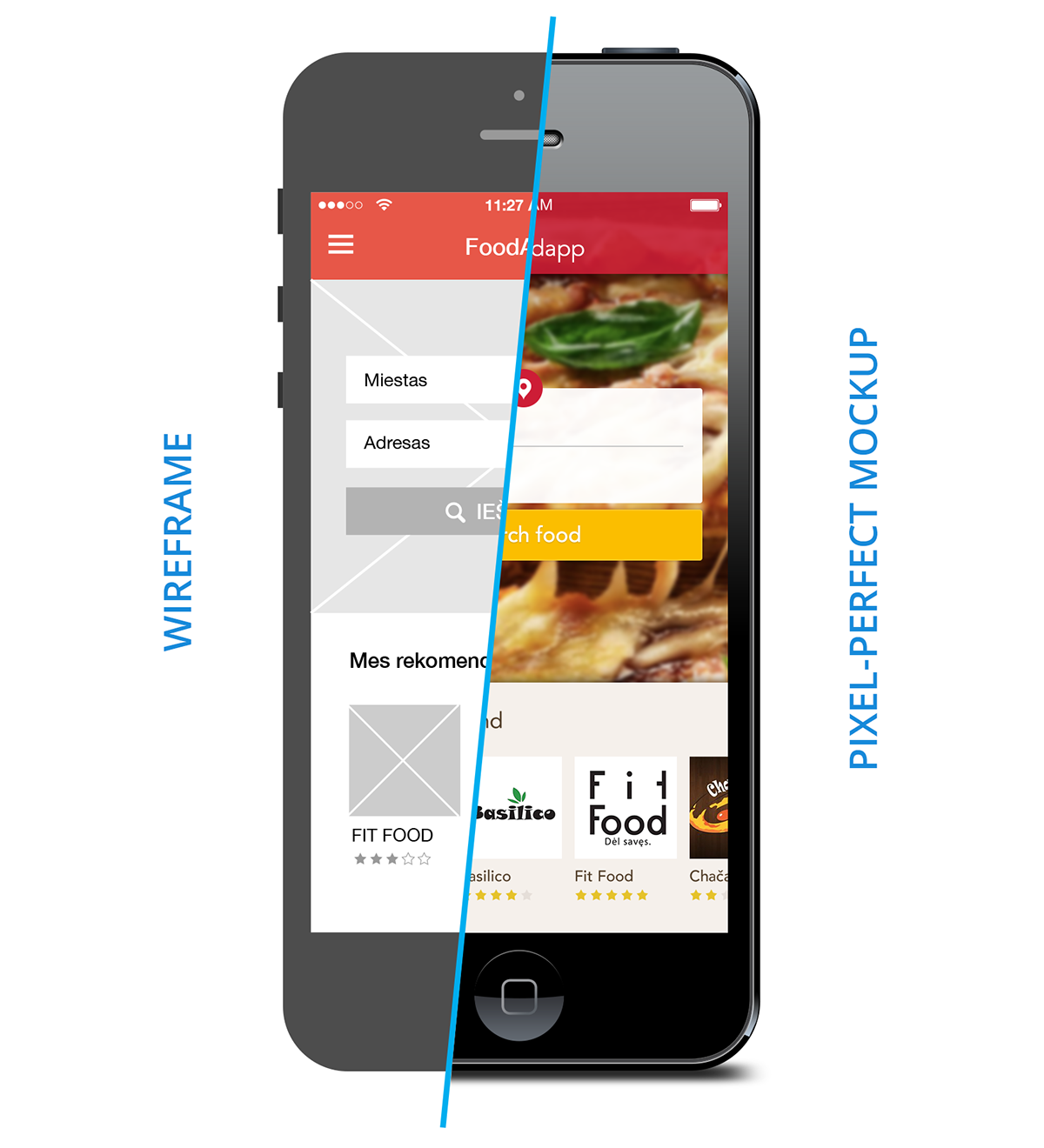 Food  mobile UI Order