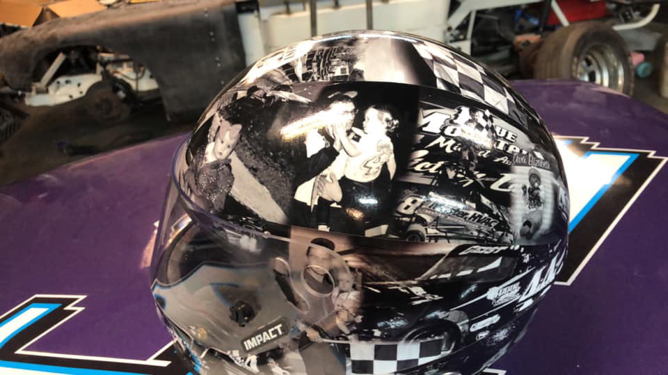 Helmet Photo Montage Racing Wrap Carbon Fiber impact helmet