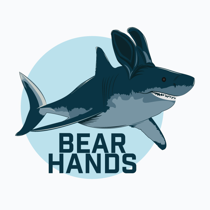 Bear hand. Bear hand Band Craft. Bear hand Effect.