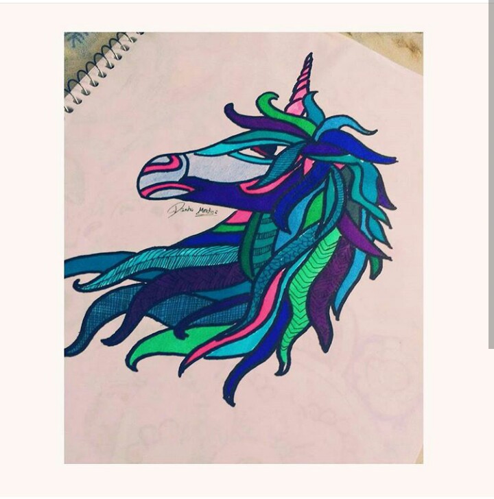 unicorn unicornios colors